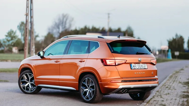 Seat Ateca cena 98500 przebieg: 125000, rok produkcji 2018 z Radom małe 781